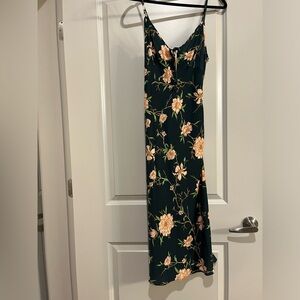 Urban Outfitters floral slip midi dress size small